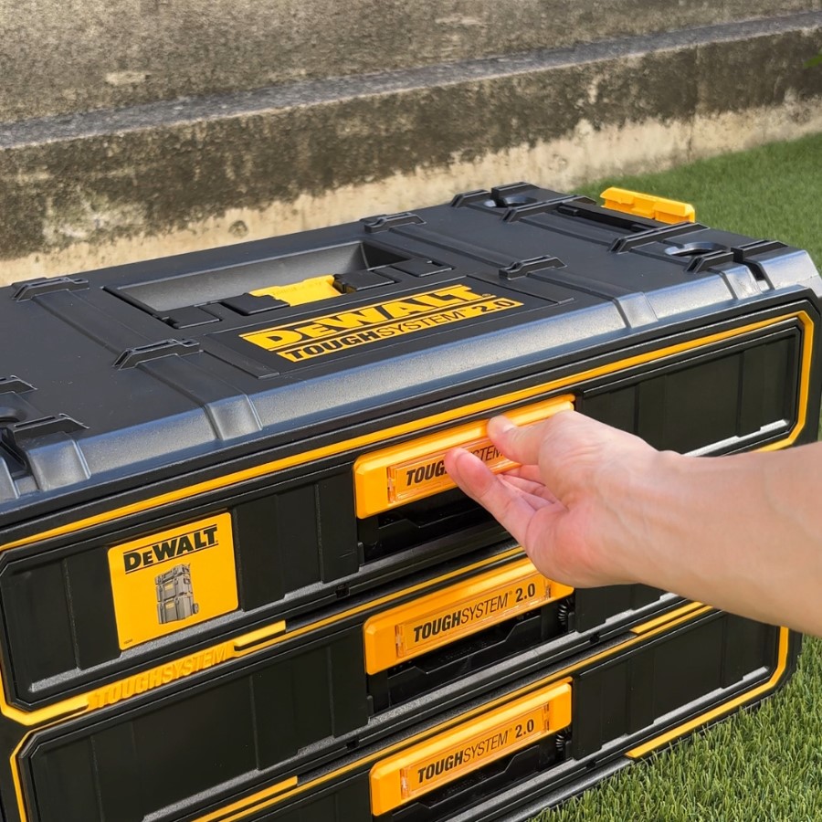 DEWALT デウォルト(DEWALT) タフシステム2.0 3段チェスト 工具箱 収納