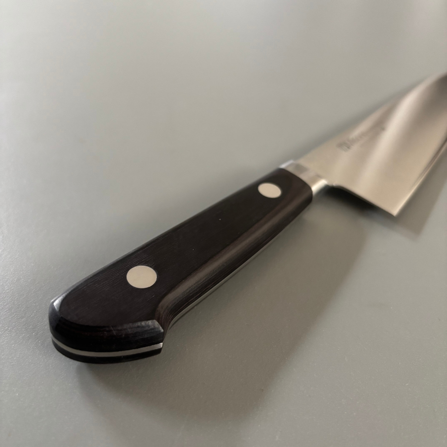 【お取り寄せ】ミソノ刃物 ミソノ モリブデン鋼 ツバ付 牛刀 No.518 19.5cm 牛刀包丁 専門包丁 ナイフ 厨房 キッチン_4
