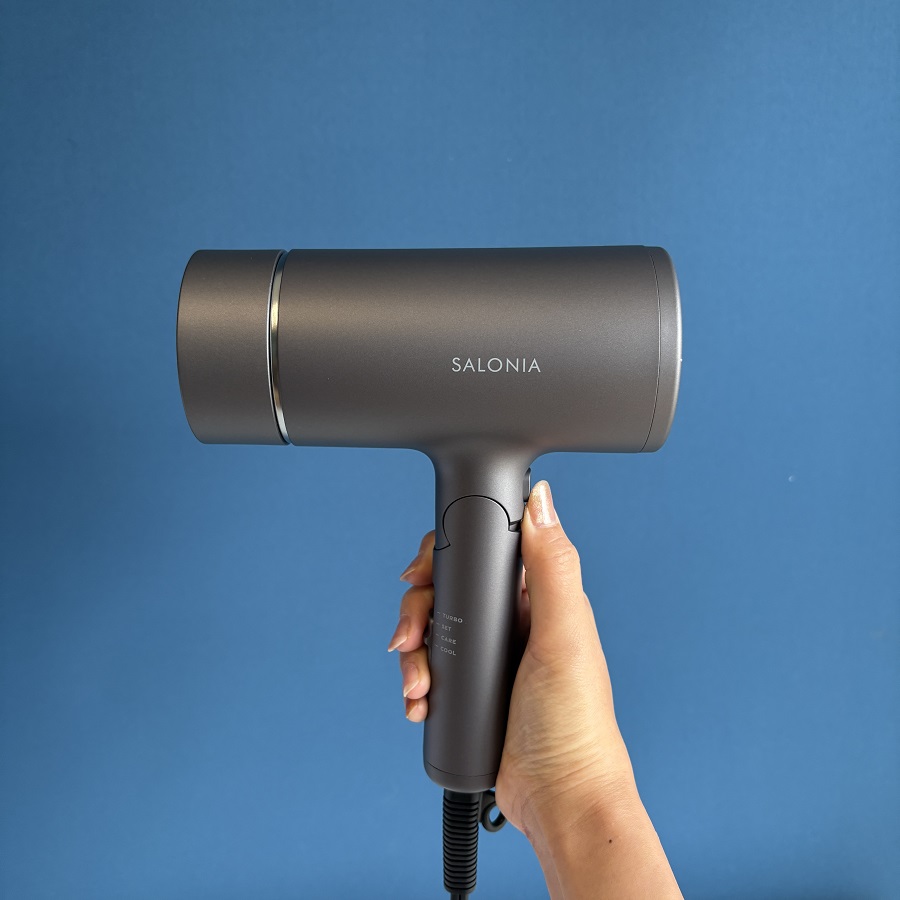 【新品未使用】サロニアグロッシーケア ツヤ髪 速乾 軽量 ヘアドライヤー グレー SALONIA サロニア グロッシーケア ドライヤー ツヤ髪 速乾 軽量 ヘア