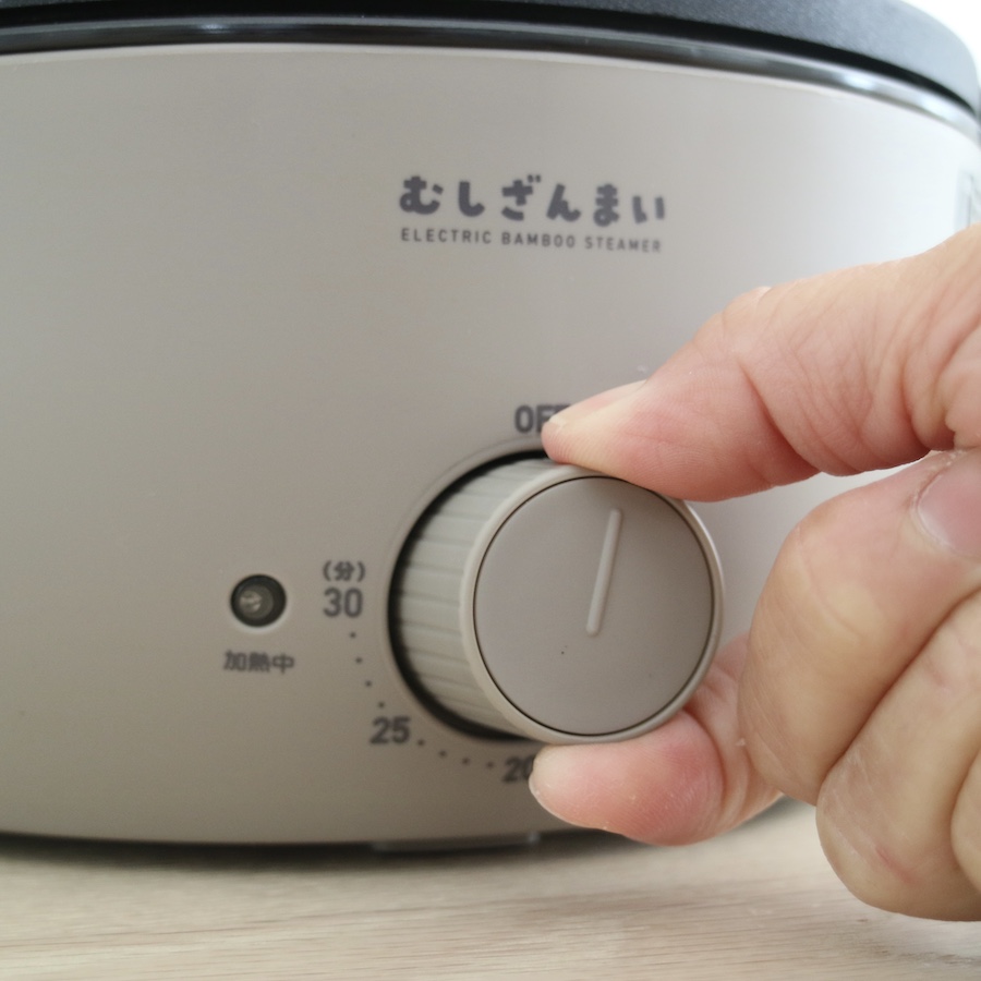 電気せいろ蒸し器 むしざんまい 1〜2人用 （蒸し三昧 蒸しざんまい