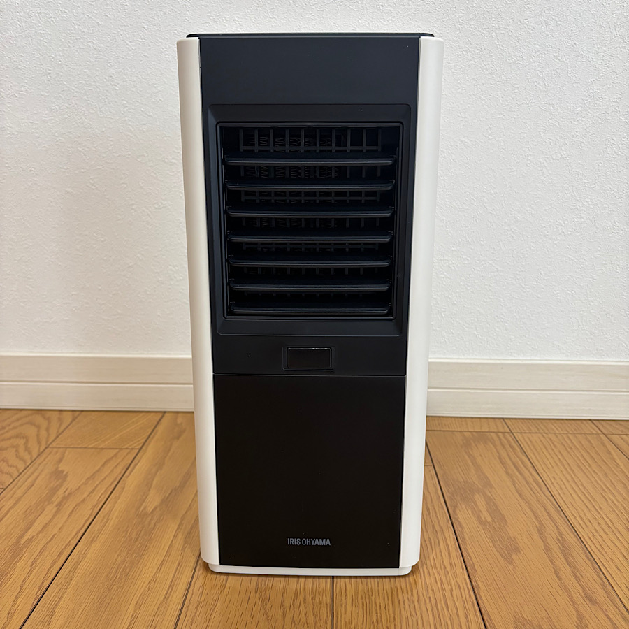 ■IRIS 296268 スリムセラミックファンヒーター人感センサー付き ホワイト ACHSM12AW(4196629)の画像