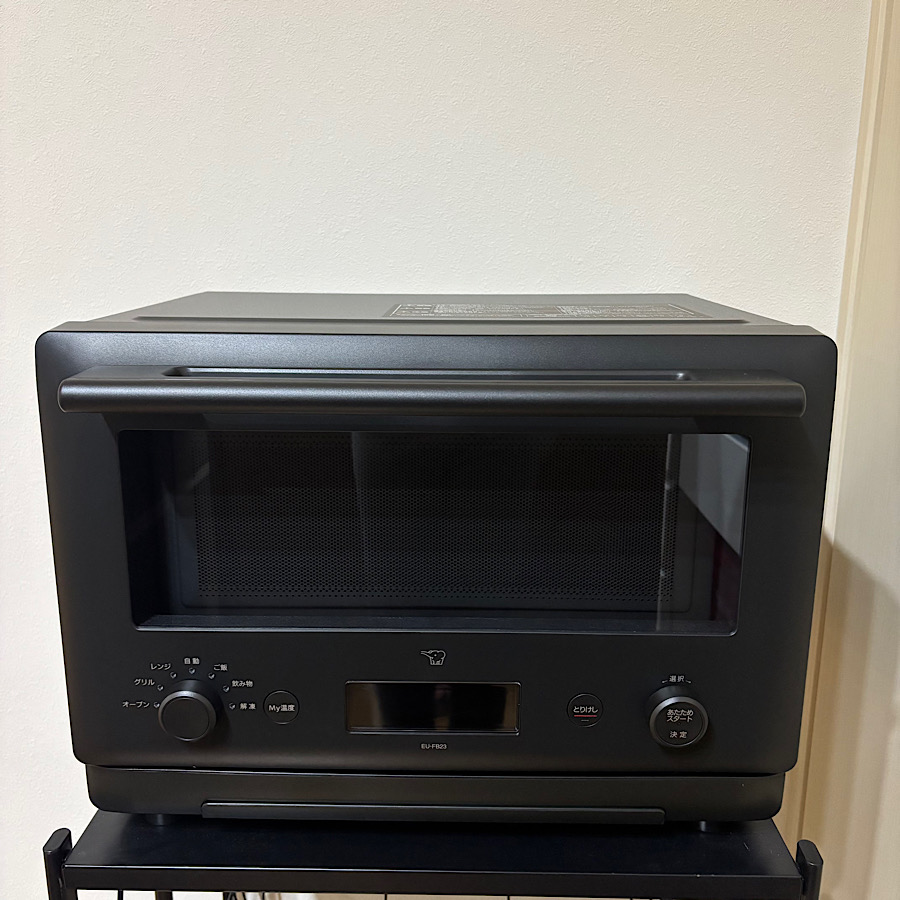 象印（ZOJIRUSHI） オーブンレンジ 23L ブラック EU-FB23-BA 2025年 縦