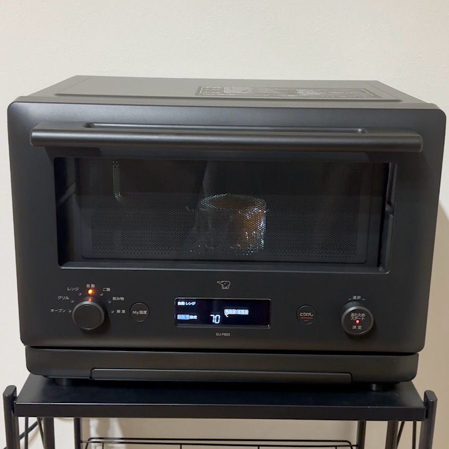 象印（ZOJIRUSHI） オーブンレンジ 23L ブラック EU-FB23-BA 2025年 縦