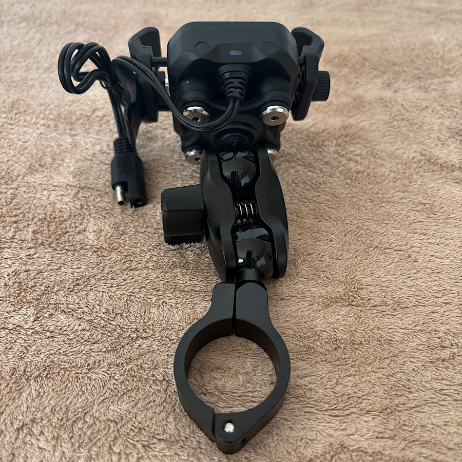 Kaedear(カエディア) バイク スマホホルダー QI充電 USB電源 バイク用スマホホルダー エアーマウント クイックレバー コンパクトクイックアジャスター KDR-M33A | Kaedear | 16