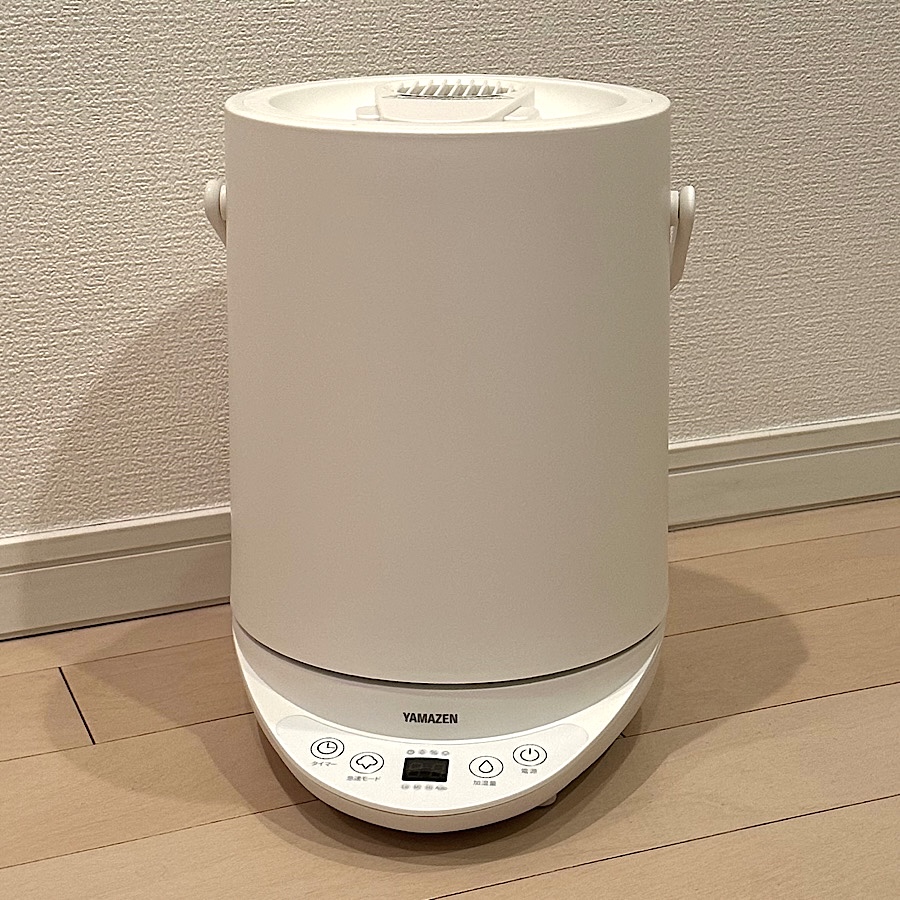 山善（YAMAZEN） 加湿器 スチーム式 卓上 小型 スチーム式加湿器 上