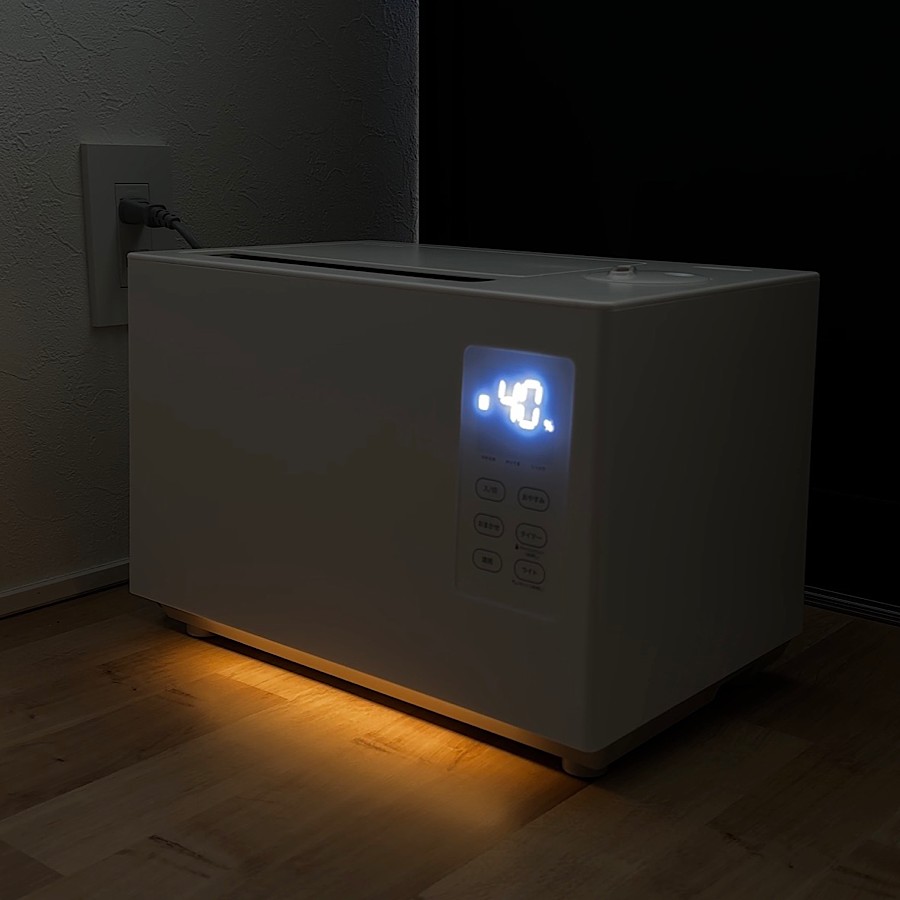 SIROCA 加湿器 ［ハイブリッド(加熱＋超音波)式］ 木造8.5畳 鉄筋14畳