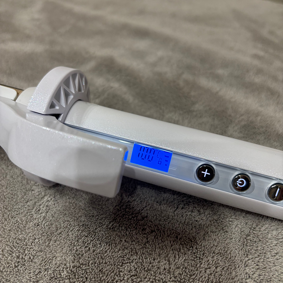 絹女 キヌージョ KINUJO CURL IRON カールアイロン シルクプレート採用 11段階温度切り替え 海外対応 26mm【KC26N】★☆ | KINUJO | 14