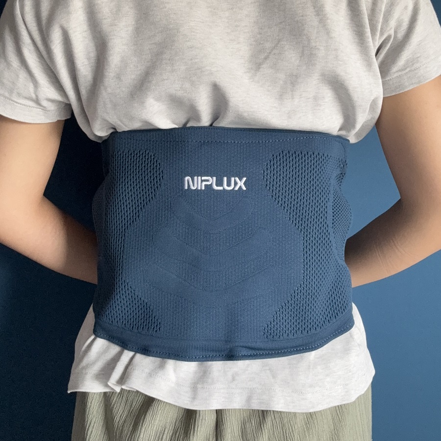 NIPLUX 腰サポーター 腰ベルト 電動腰ケア用品 温熱 振動 蝶々型