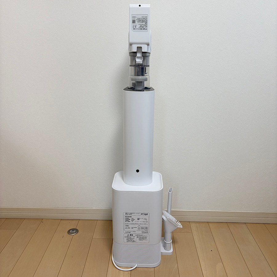 新発売 掃除機 コードレス掃除機 RR35 自動ゴミ回収ステーション 自動ゴミ収集ドック 軽量 人気  自立 自走式 スティック クリーナー サイクロン 紙パック | orage | 25