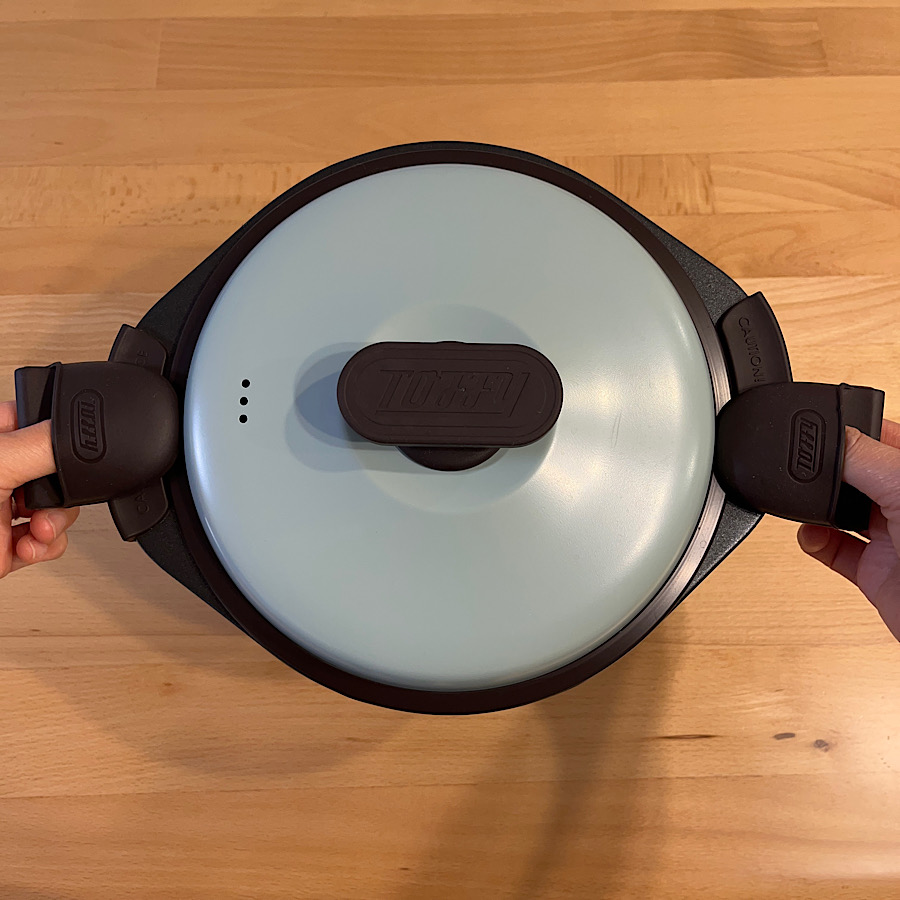 ラドンナ レンジ用グリルパン Toffy PALE AQUA K-MW3-PA | LADONNA | 08