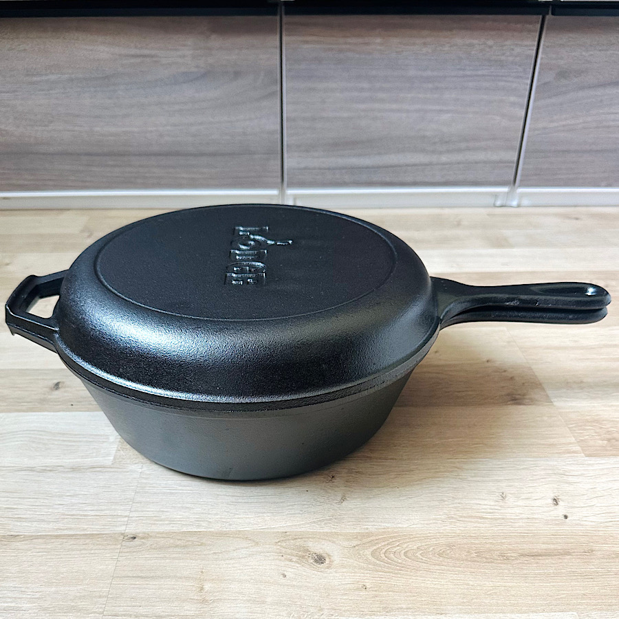 LODGE ロッジ スキレット コンボクッカー LCC3 キャンプ 蓋