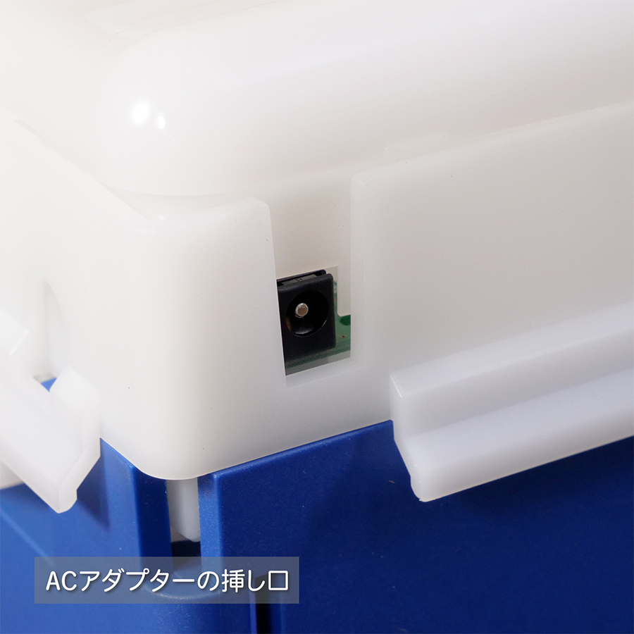 【新品】ラップポンPF-1ネイビーハンディバッテリー&車用DCケーブルセット 手動ラップ式 簡易トイレ ラップポン PF-1 (消耗品付き) ＋専用