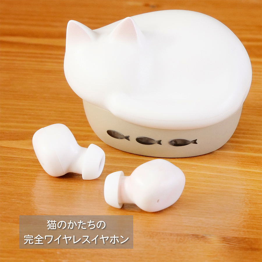 radius(ラディウス) 完全ワイヤレスイヤホン  ハチワレ HP-C28BTH ［ワイヤレス(左右分離) /Bluetooth対応］ 【864】 | radius | 01