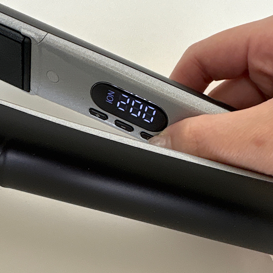 ブラック（maxell） KYOGOKU ナノシルク ケラチン ストレートアイロン