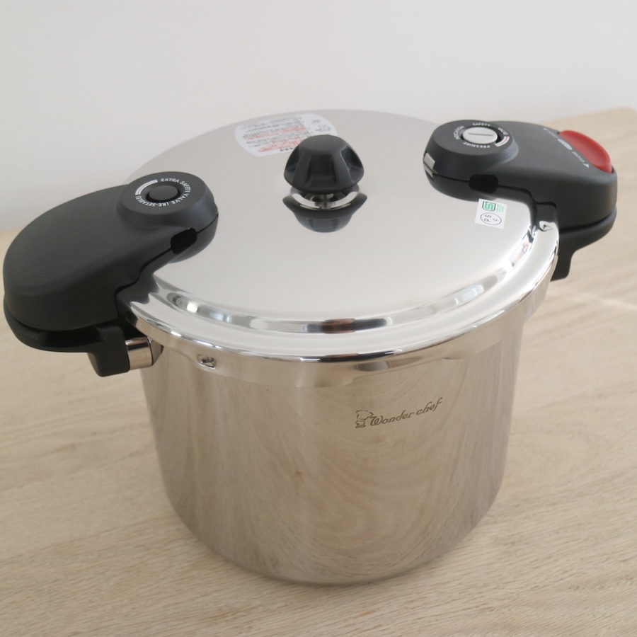 ワンダーシェフ Pro仕様ミドルサイズ 両手圧力鍋 8.0L NMDA80 : 厨房