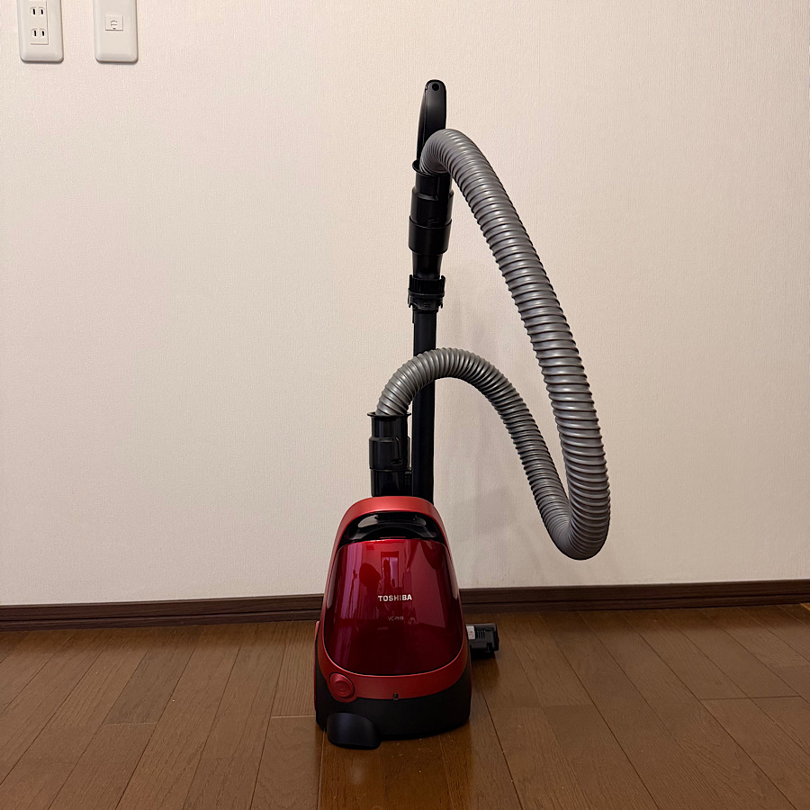 東芝 TOSHIBA 紙パック式クリーナー VC-PH9(R) グランレッド 紙パック式掃除機 グランレッド VC-PH9-R [紙パック式 /コード式] 東芝
