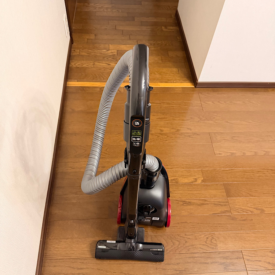 TOSHIBA（東芝） 掃除機 紙パック式クリーナー VC-PH9-R グランレッド