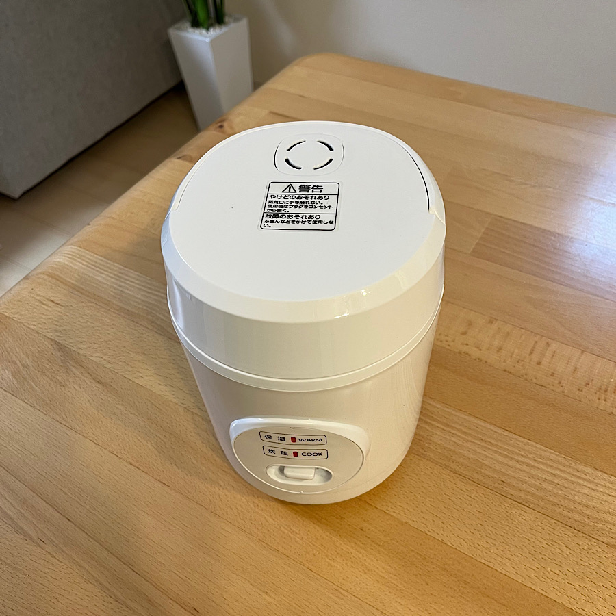 山善（YAMAZEN） 炊飯器 1.5合炊き 一人暮らし 1合 小型 ミニ炊飯器