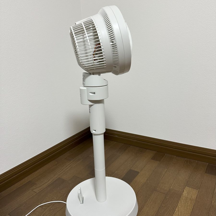 アイリスオーヤマ STF-DC15TEC-A サーキュレーター扇風機 DCスタンドファン ミストブルー 省エネ 空気循環 熱中症 対策 夏 換気 部屋干しの画像