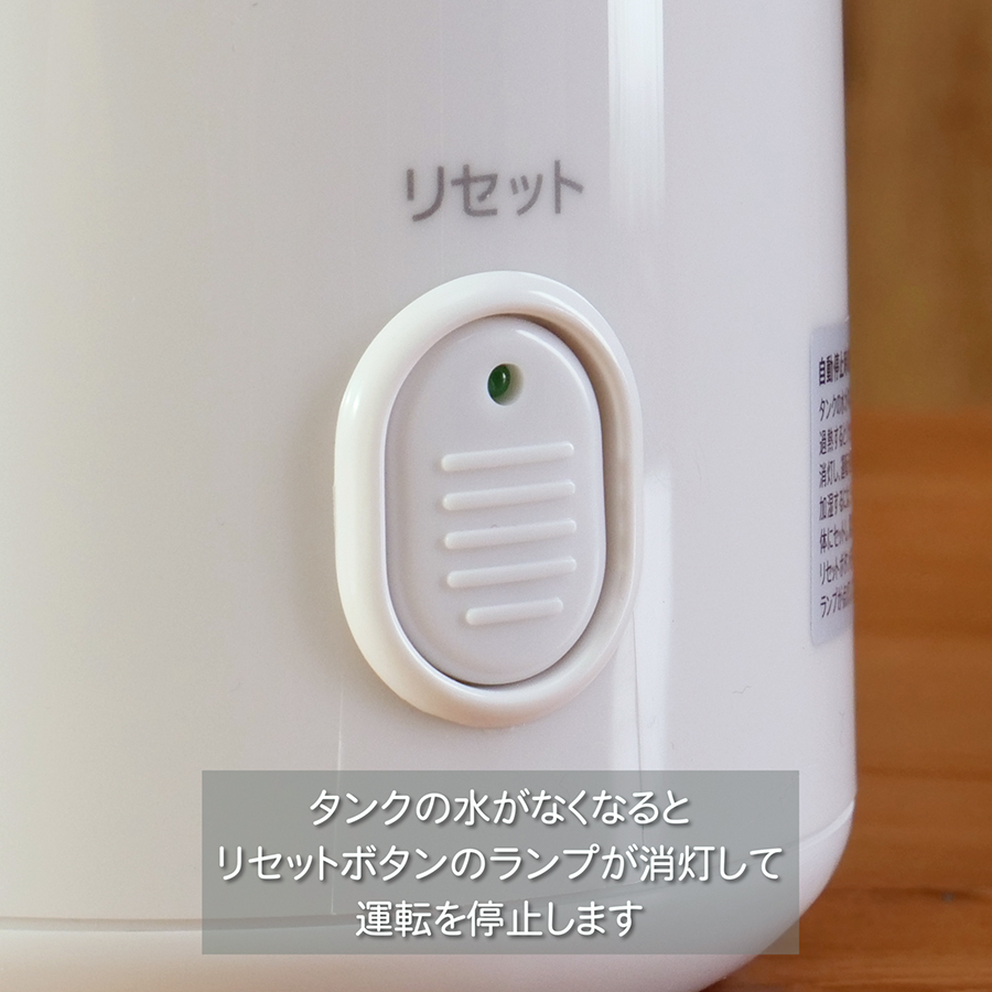 アイリスオーヤマ 加湿器 スチーム式(加熱式) 加湿量 120ml タンク容量