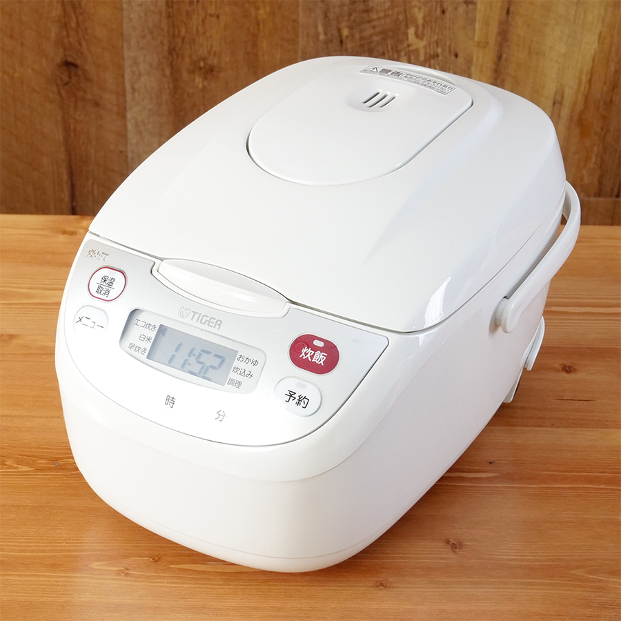 炊飯器 タイガー JBH-G102W 炊きたて ホワイト 5.5合炊き 5.5合