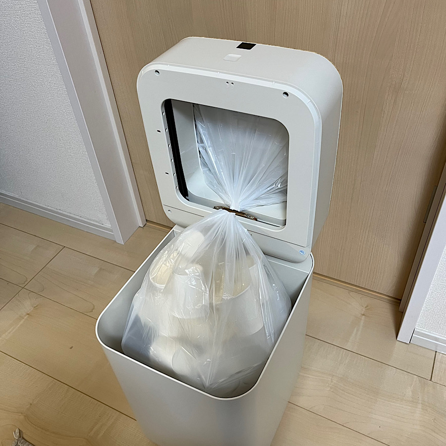 全自動スマートゴミ箱 ELBIN 15L 自動開閉 常時開閉 自動密封 自動