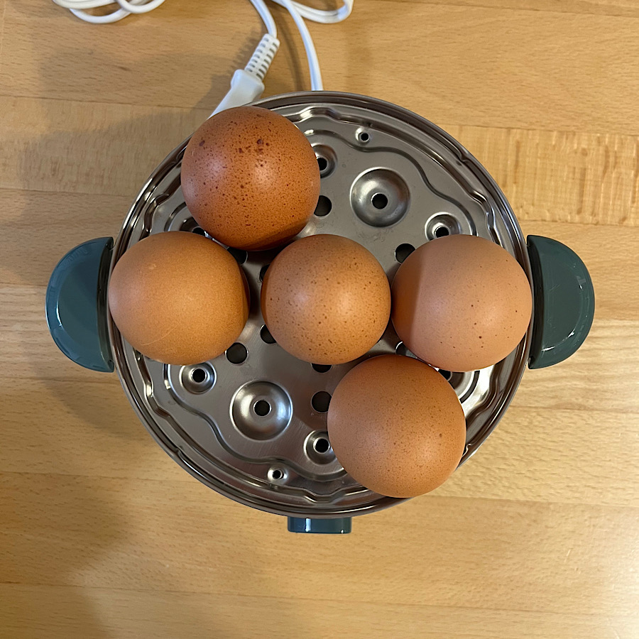 ANABAS スチームクッカー ゆで玉子名人 2段タイプ かんたん蒸し器 ゆで卵メーカー タイマー付き モスグリーン ASC-002 |  | 07