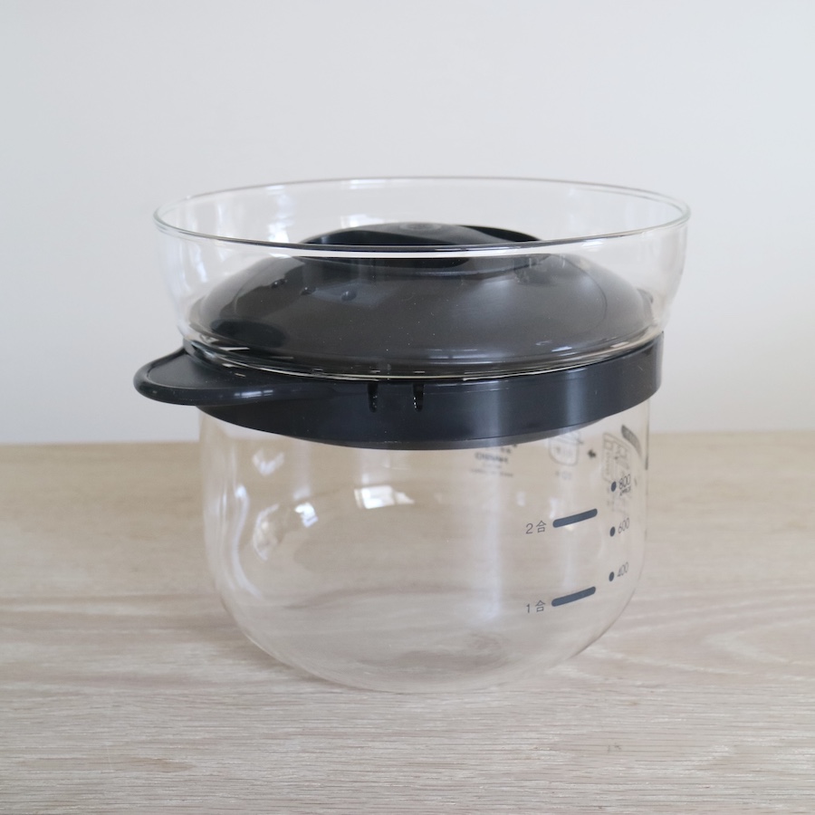 HARIO ハリオ ガラスのレンジご飯釜 1-2合 電子レンジ XRCN-2-B | 耐熱ガラス レンジ調理 白米 お米 炊飯器 ひとり暮らし ごはん鍋  調理器具 新米 レンチン |  | 08