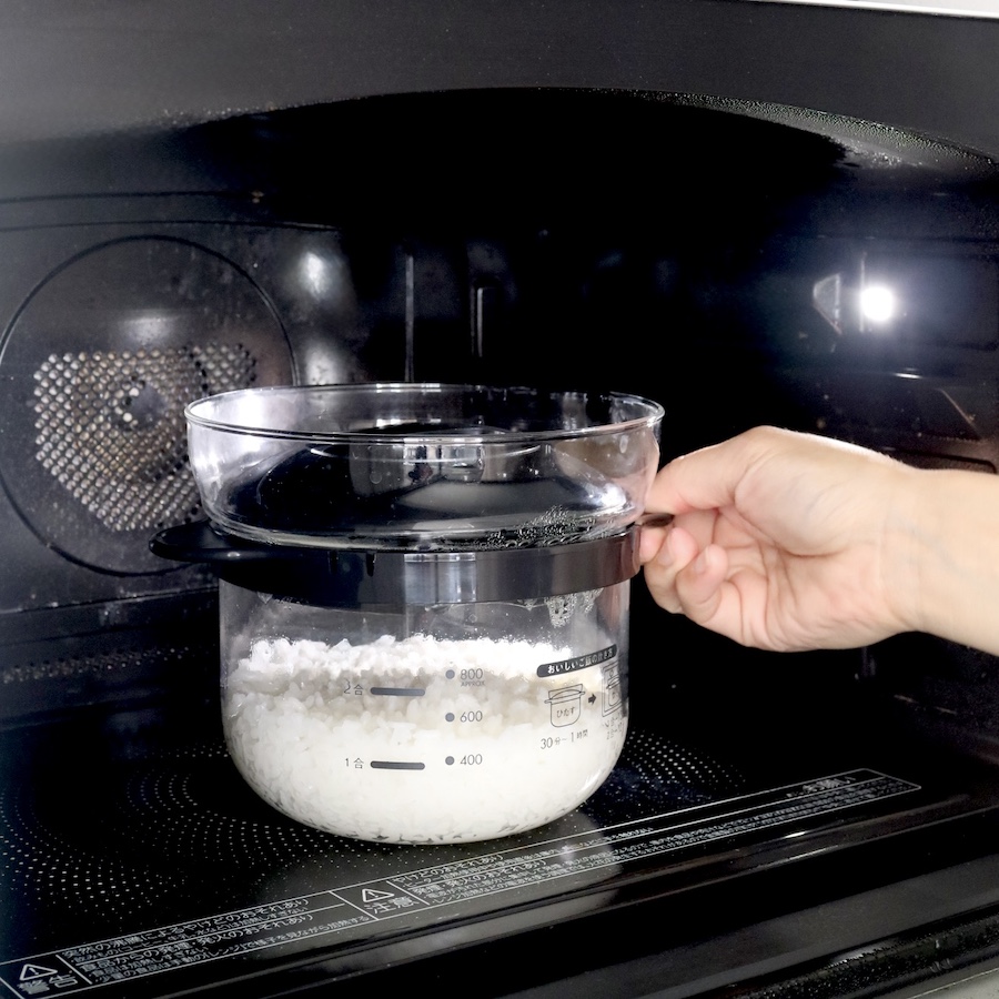 HARIO ハリオ ガラスのレンジご飯釜 1-2合 電子レンジ XRCN-2-B | 耐熱ガラス レンジ調理 白米 お米 炊飯器 ひとり暮らし ごはん鍋  調理器具 新米 レンチン |  | 14