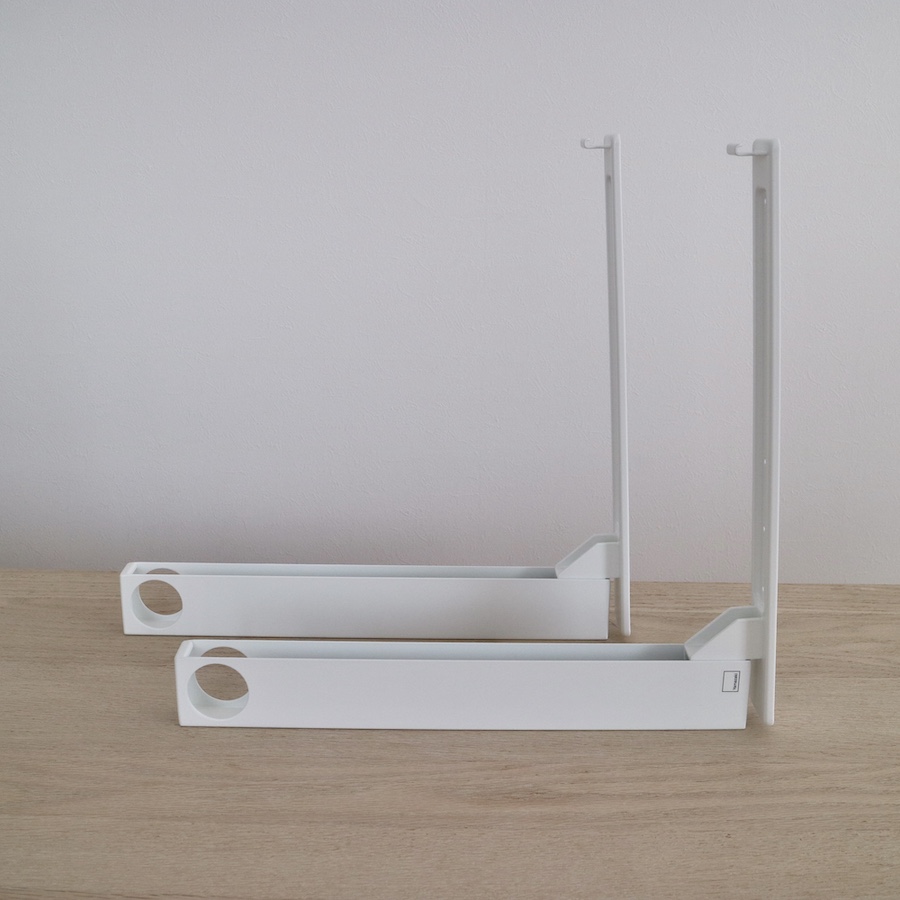 山崎実業 公式 タワー ウォール折り畳み物干し竿ホルダー 2個組 石こうボード壁対応 tower タワー 物干し竿ホルダー 物干し掛け 1921 1922 | tower | 18