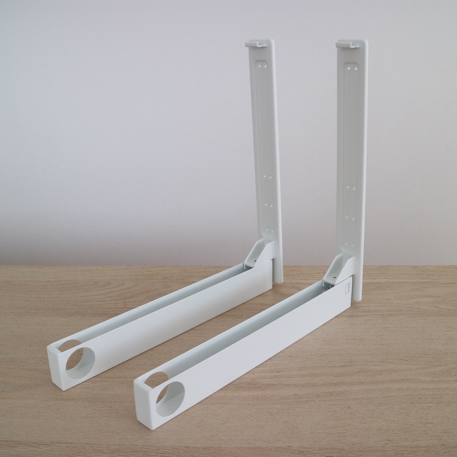 山崎実業 公式 タワー ウォール折り畳み物干し竿ホルダー 2個組 石こうボード壁対応 tower タワー 物干し竿ホルダー 物干し掛け 1921 1922 | tower | 20
