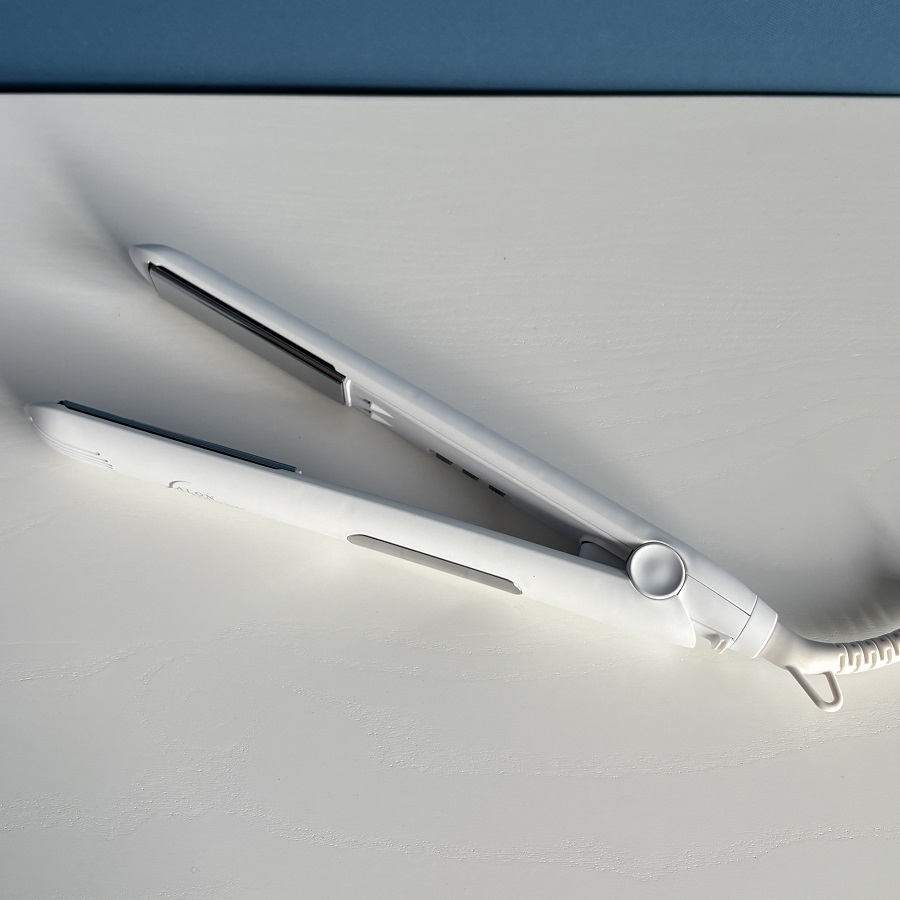 サロンムーン ミラーダブルイオンストレートヘアアイロン ホワイト SLM106-WH SALONMOON（サロンムーン）    ［交流（コード）式］ |  | 03