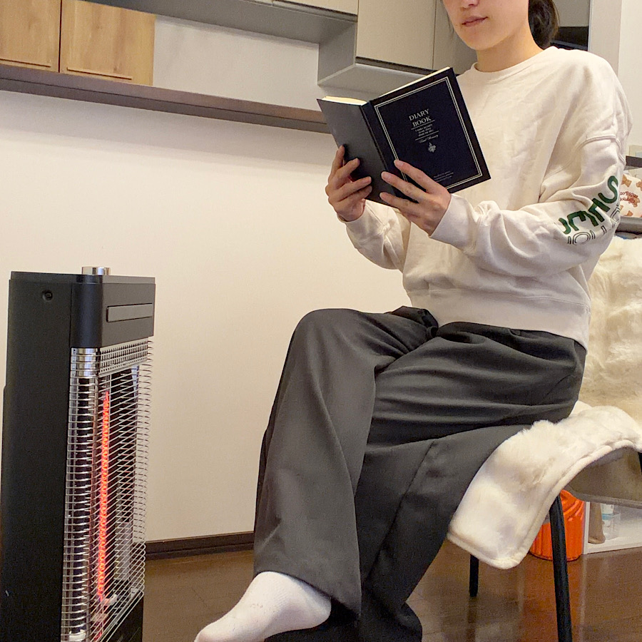 山善（YAMAZEN） ハイブリッドヒーター(カーボン/シーズヒーター