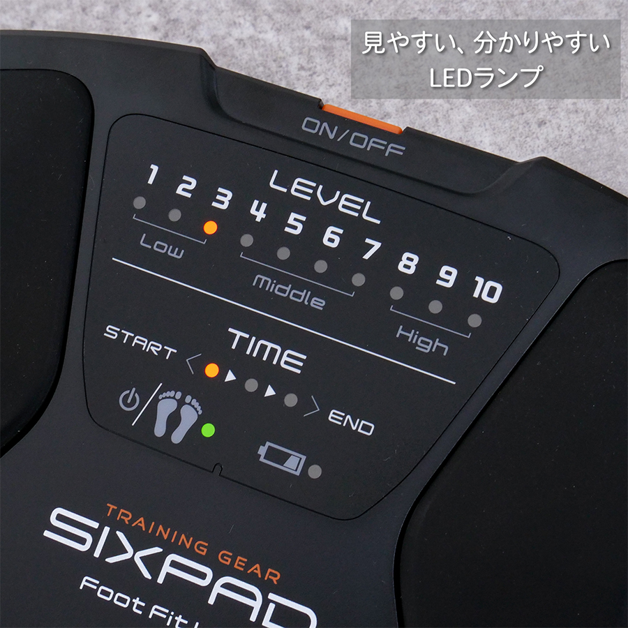 SIXPAD EMS運動器 「フットフィットライト」(ブラック) SIXPAD