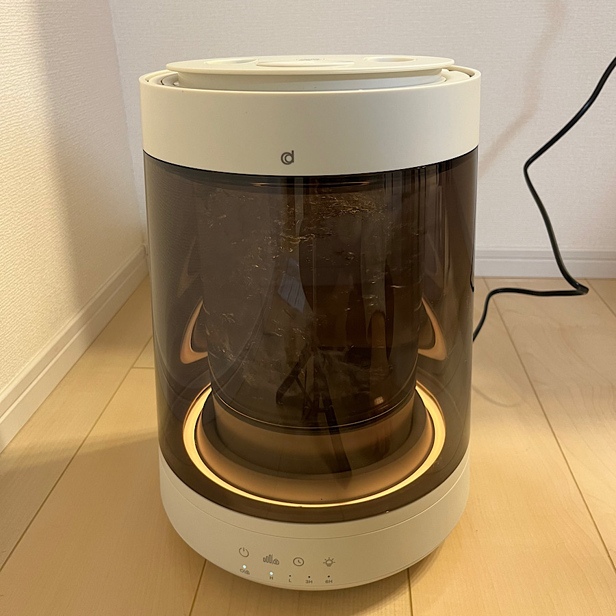 CORED】GLASS STEAM HUMIDIFIER コレド ガラススチーム加湿器 お手入れ