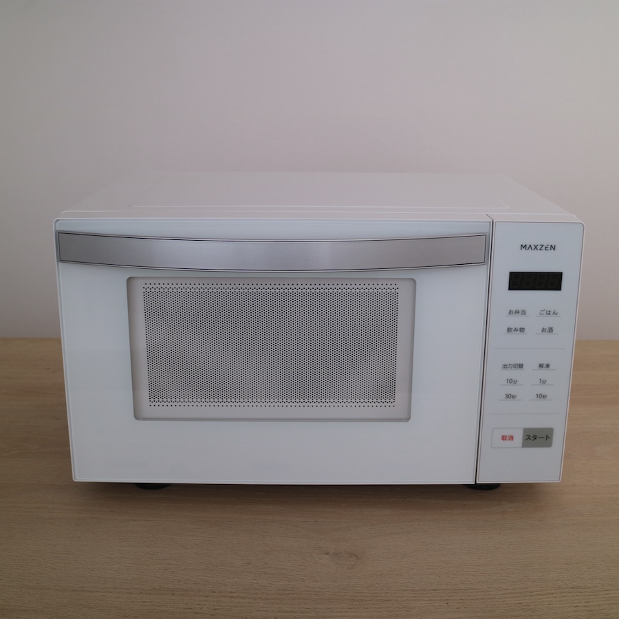 MAXZEN（マクスゼン） 電子レンジ 18L フラット式 ヘルツフリー