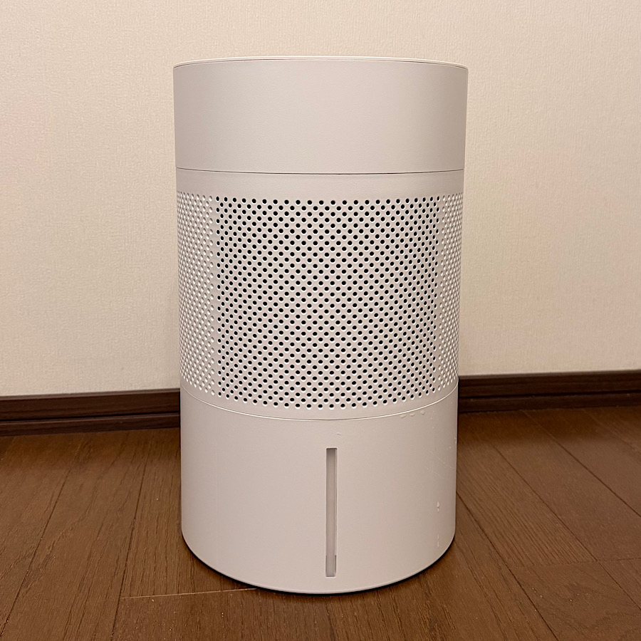 アイリスオーヤマ 丸洗い気化式加湿器エネミスト グレー AHM-MVU55A-H