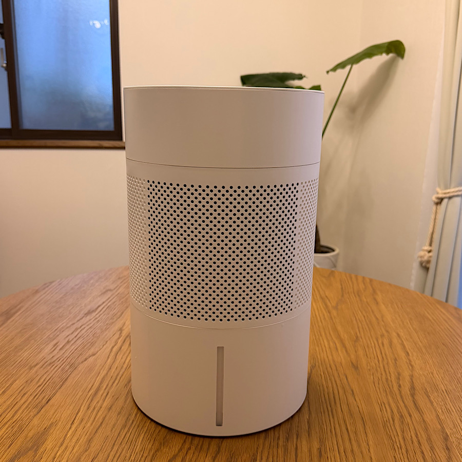 アイリスオーヤマ 丸洗い気化式加湿器エネミスト グレー AHM-MVU55A-H