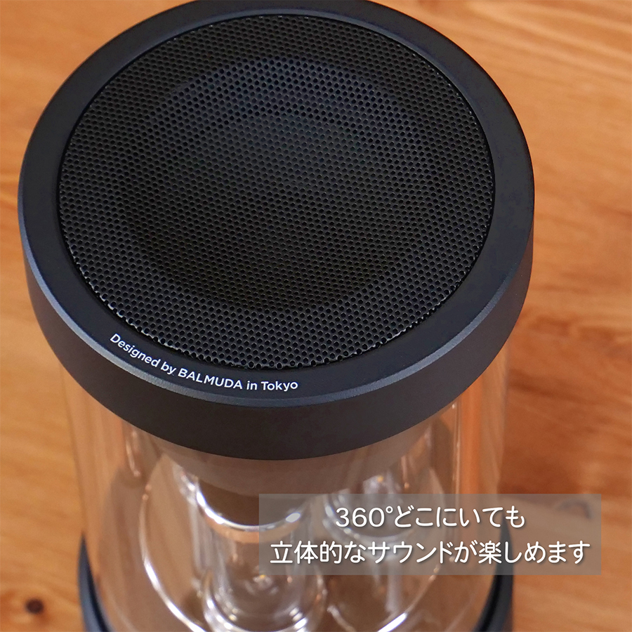 BALMUDA ワイヤレススピーカー M01A-BK BALMUDA M01A-BK ワイヤレススピーカー ブラック M01ABK